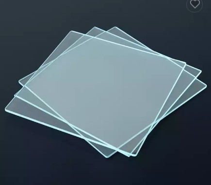 Borda lisa moderada ultra clara 3mm do painel de vidro de vidro do interruptor da folha 2mm
