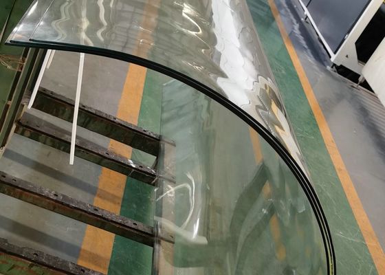 borda quente da segurança dos painéis de 3mm Bent Strengthed Fully Tempered Glass