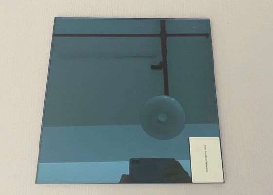 8mm o policarbonato azul matizado que laminou as folhas de vidro impactam - resistente